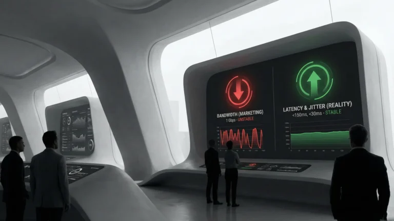 Bandwidth is marketing. Latency is physics. Why upgrading to a faster plan won’t fix your dropped video calls, and the engineering reality of network resilience.